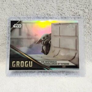 3/$25 Mint 2023.Topps Chrome Journey of Grogu Star Wars Refractor Card JG-9!!